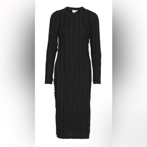 BNWT ICHI Mandella Black Long Sleeve Dress size Small